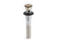 Clicker Drain With Overflow