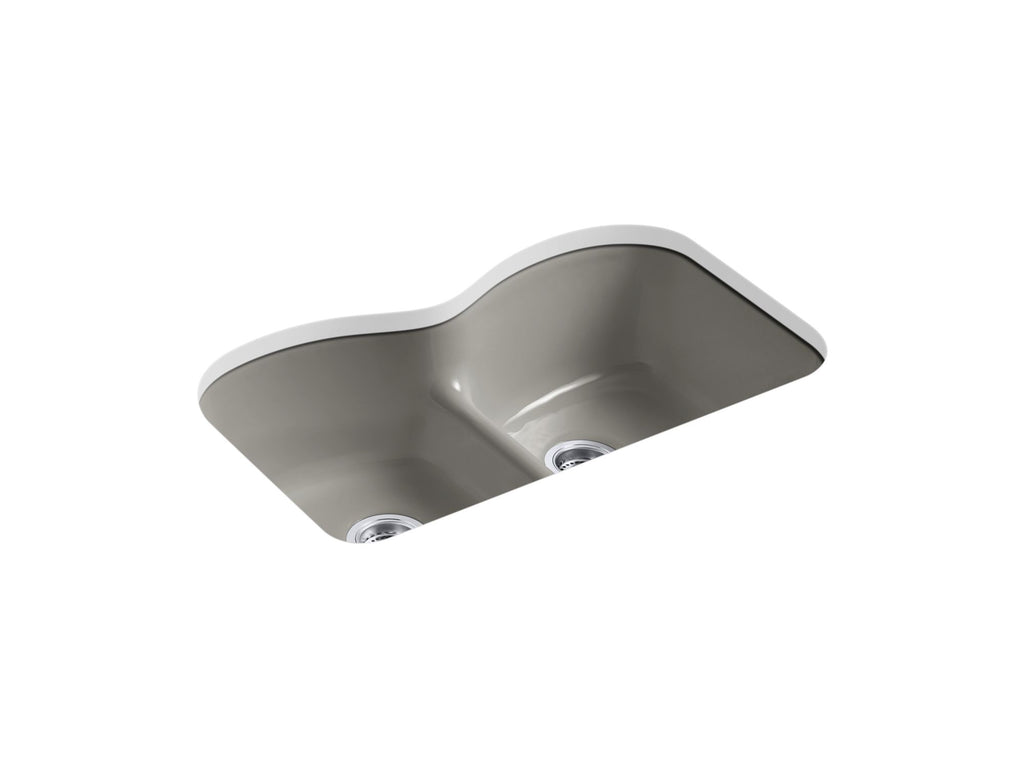 Langlade® Smart Divide® 33" Undermount Double-Bowl Kitchen Sink