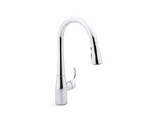 Simplice® Compact Pull-Down Kitchen Sink Faucet With Three-Function Sprayhead