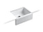 Interlace™ Alcott™ 25" x 22" x 8-5/8" Undermount kitchen sink with 5 faucet holes
