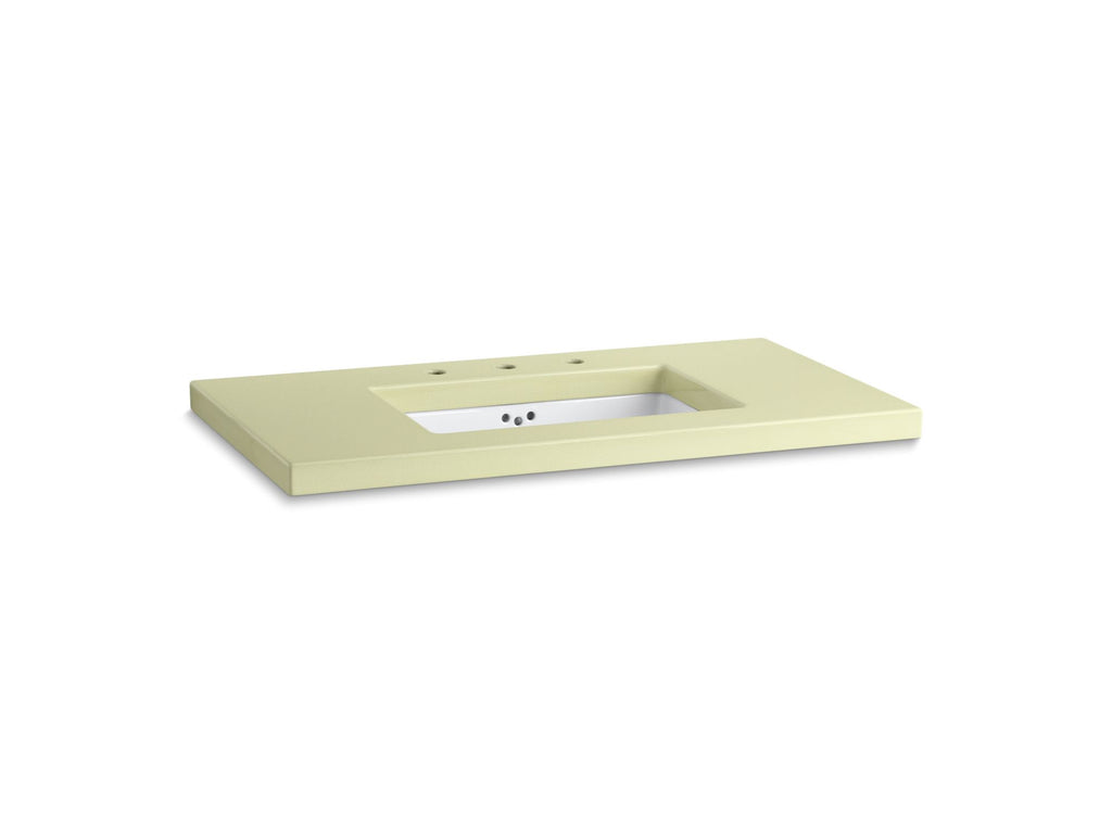 Kathryn® 42" X 22" Enameled Lavastone Tabletop Drilled With 10" Centers And Cut For K-2297-G Undermount Bathroom Sink