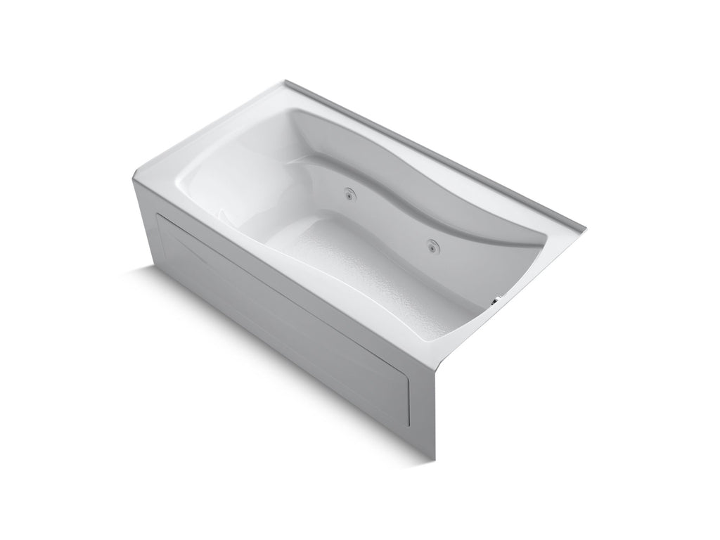 Mariposa® 66" X 36" Alcove Whirlpool Bath With Bask® Heated Surface, Right Drain