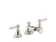 Pinstripe® Widespread bathroom sink faucet with lever handles