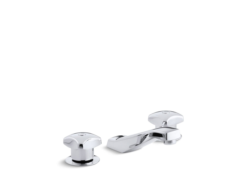 Triton® Widespread commercial bathroom sink faucet with standard handles, drain not included