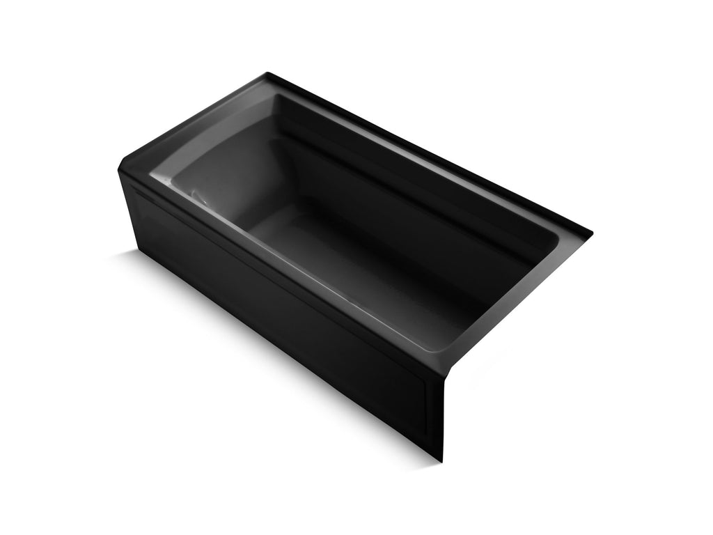 Archer® 72" X 36" Alcove Bath With Bask® Heated Surface, Alcove, Right Drain