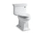 Memoirs® Stately Comfort Height® One-piece compact elongated 1.28 gpf chair height toilet with right-hand trip lever, and Quiet-Close™ seat