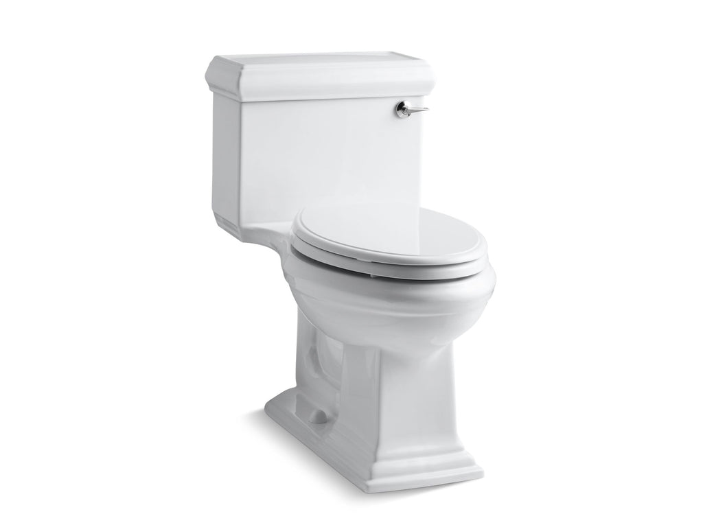 Memoirs® Classic Comfort Height® One-piece compact elongated 1.28 gpf chair height toilet with right-hand trip lever, and Quiet-Close™ seat