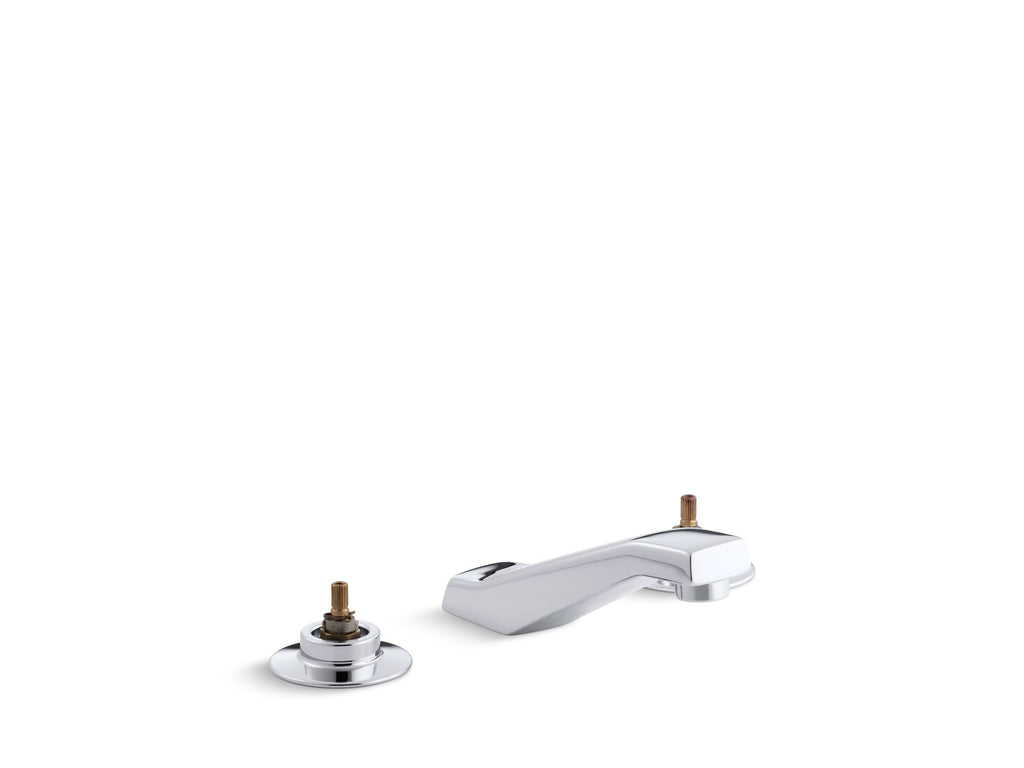 Triton® Widespread commercial bathroom sink faucet with rigid connections, requires handles, drain not included
