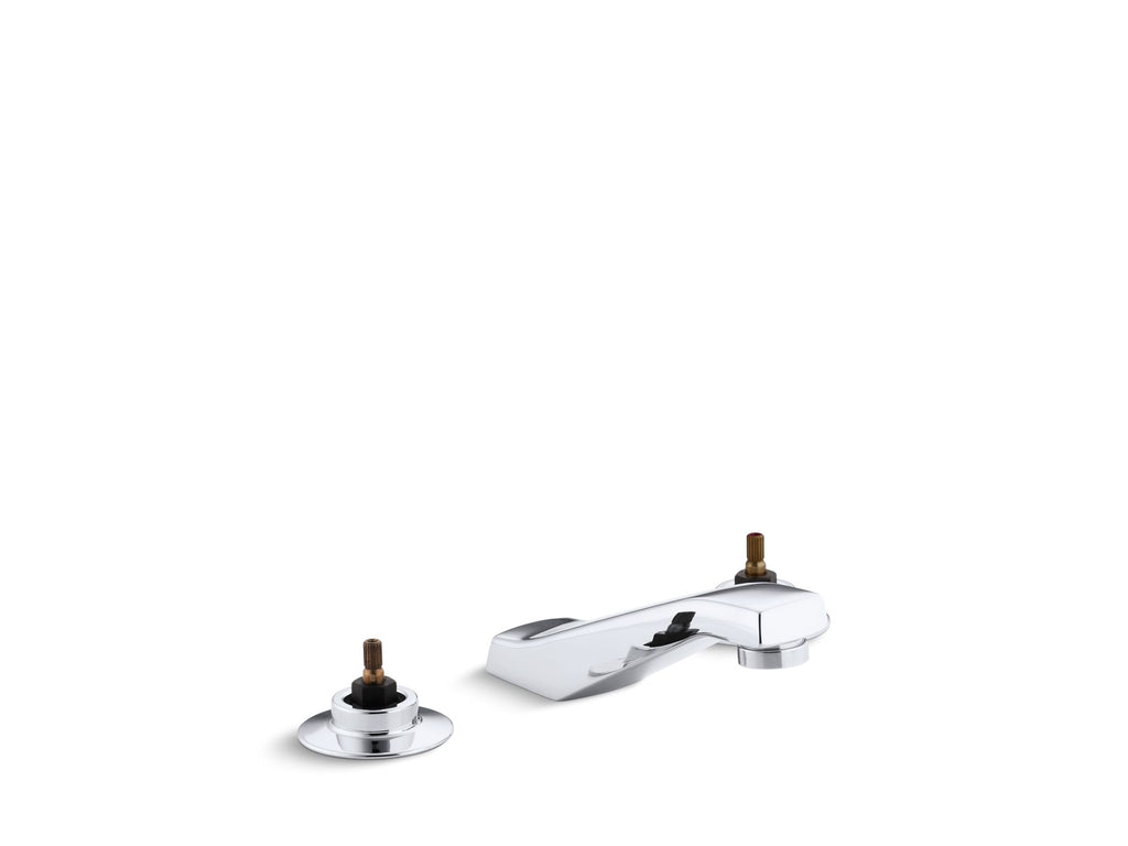 Triton® 0.5 gpm widespread commercial bathroom sink base faucet, requires handles, drain not included