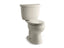 Cimarron® Comfort Height® Two-piece round-front 1.28 gpf chair height toilet with insulated tank