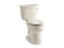 Cimarron® Comfort Height® Two-piece elongated 1.28 gpf chair height toilet with right-hand trip lever