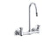 Triton® double cross handle utility sink faucet with gooseneck spout