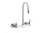 Triton® double lever handle utility sink faucet with gooseneck spout