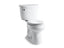 Cimarron® Two-Piece Round-Front Toilet, 1.28 Gpf