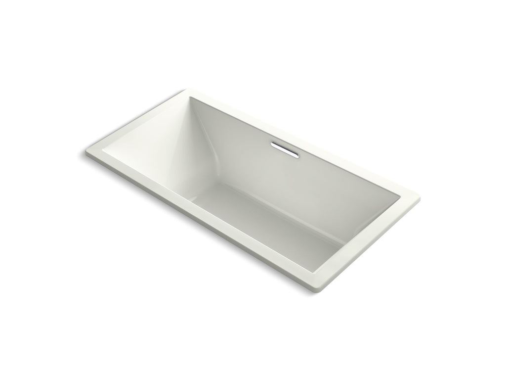 Underscore® Rectangle 72" x 36" drop-in VibrAcoustic(R) bath with Bask heated surface and center drain