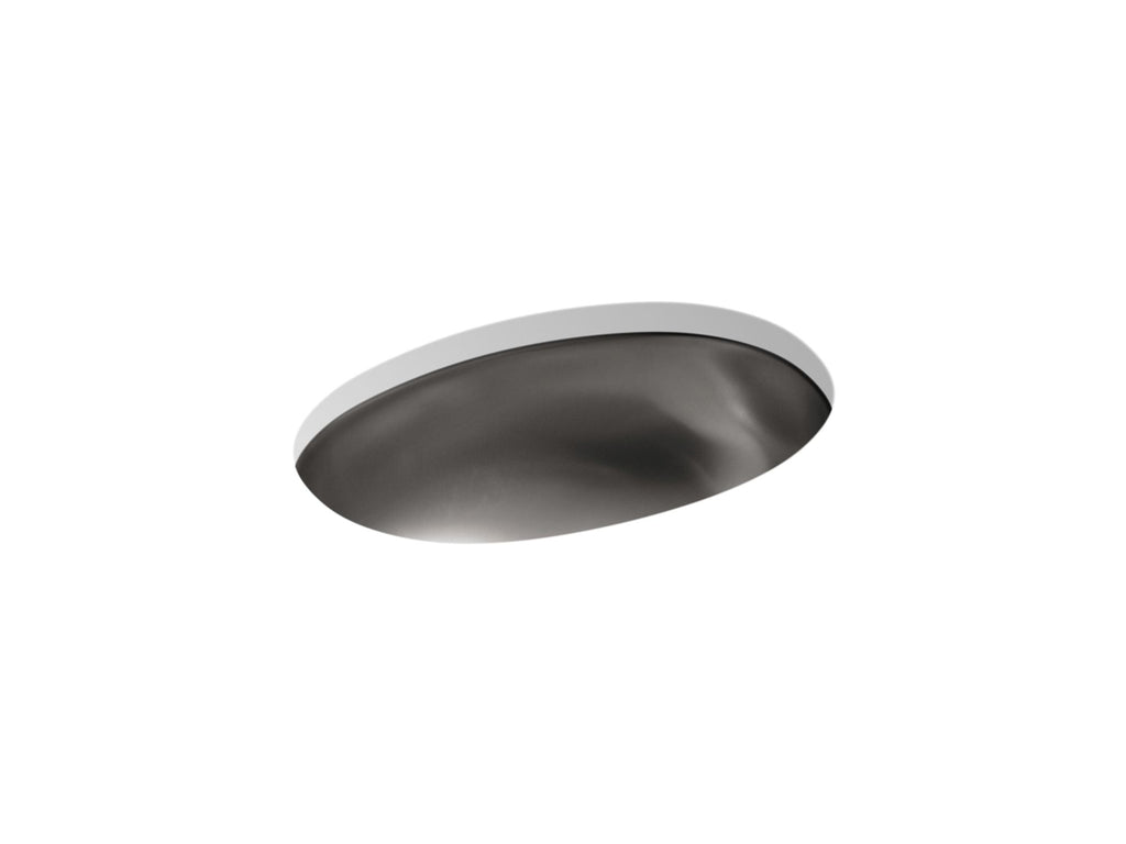 Bolero® 16-3/4" Oval Drop-In/Undermount Bathroom Sink, No Overflow