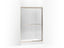 Fluence® Sliding shower door, 70-5/16
