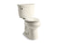 Cimarron® Comfort Height® Two-piece round-front 1.28 gpf chair height toilet with insulated tank and 10" rough-in