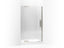 Pinstripe® Pivot shower door, 72-1/4" H x 45-1/4 - 47-3/4" W, with 1/2" thick Crystal Clear glass