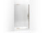 Finial® Pivot shower door, 72-1/4" H x 45-1/4 - 47-3/4" W, with 3/8" thick Crystal Clear glass