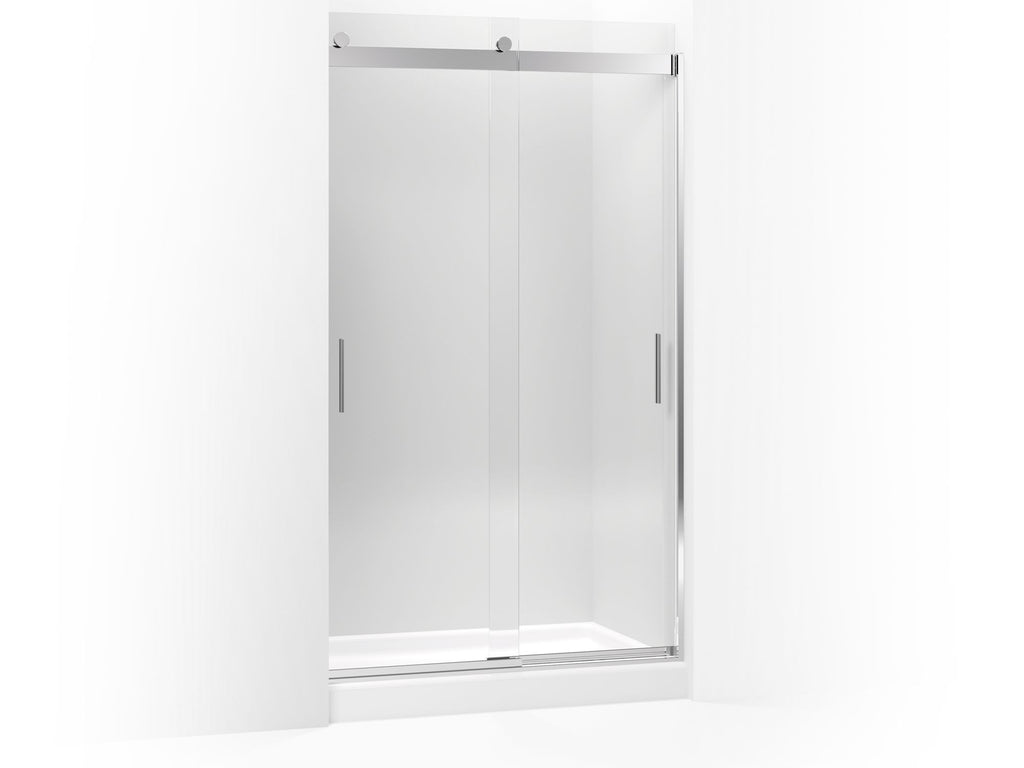 Levity® Sliding Shower Door, 78" H X 44-5/8 - 47-5/8" W, With 5/16" Thick Crystal Clear Glass