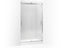 Levity® Sliding Shower Door, 82" H X 44-5/8 - 47-5/8" W, With 3/8" Thick Crystal Clear Glass