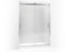 Levity® Sliding Shower Door, 78" H X 56-5/8 - 59-5/8" W, With 5/16" Thick Crystal Clear Glass