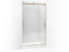 Levity® Sliding Shower Door, 82" H X 44-5/8 - 47-5/8" W, With 3/8" Thick Crystal Clear Glass