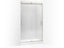 Levity® Sliding Shower Door, 78" H X 44-5/8 - 47-5/8" W, With 5/16" Thick Crystal Clear Glass