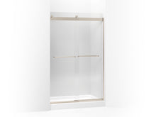 Levity® Sliding Shower Door, 74" H X 44-5/8 - 47-5/8" W, With 1/4" Thick Crystal Clear Glass