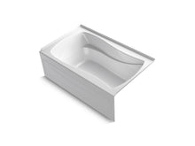 Mariposa® 60" X 36" Alcove Heated Bubblemassage™ Air Bath With Bask® Heated Surface, Right Drain