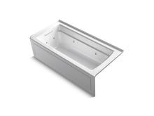 Archer® 66" X 32" Alcove Whirlpool Bath With Bask® Heated Surface, Left Drain