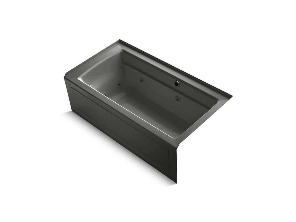 Archer® 60" X 32" Alcove Whirlpool Bath With Bask® Heated Surface, Right Drain