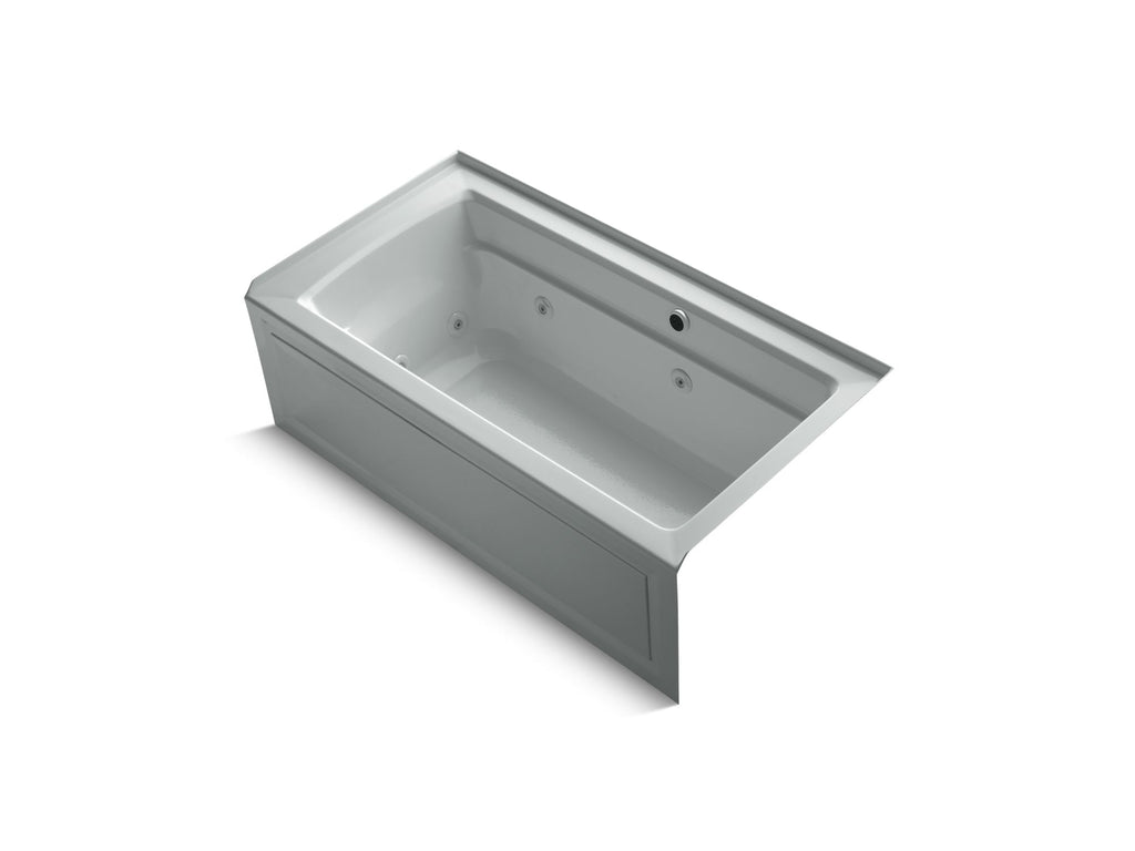 Archer® 60" X 32" Alcove Whirlpool Bath With Bask® Heated Surface, Right Drain