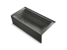 Archer® 72" X 36" Alcove Whirlpool Bath With Bask® Heated Surface, Left Drain