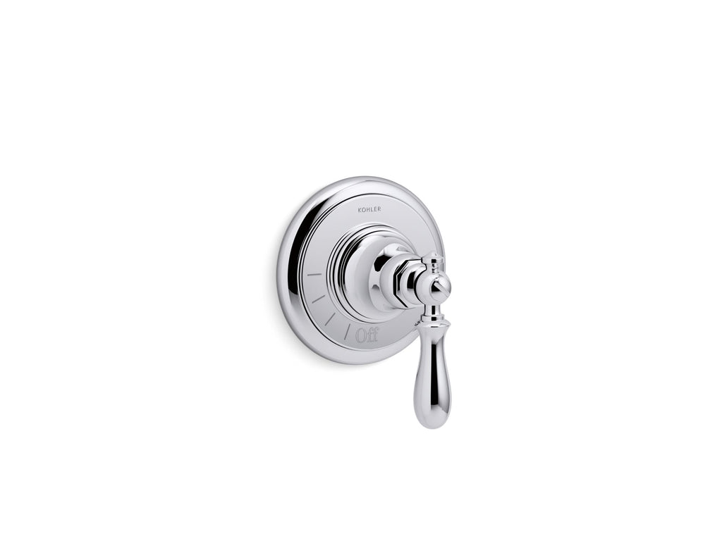 Artifacts® Volume control valve trim with swing lever handle