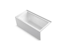 Archer® 60" X 30" Alcove Heated Bubblemassage™ Air Bath With Bask® Heated Surface, Right Drain