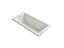 Underscore® Rectangle 66" x 32" Heated BubbleMassage™ air bath with VibrAcoustic®