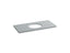 Solid/Expressions® 49" Vanity Top With Single Verticyl® Oval Cutout