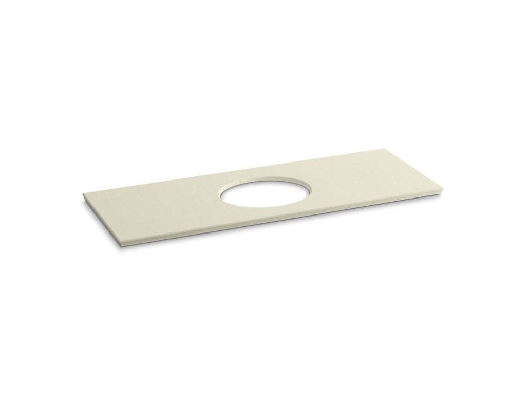 Solid/Expressions® 61" Vanity Top With Single Verticyl® Oval Cutout