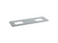 Solid/Expressions® 73" vanity top with double Verticyl(R) rectangular cutout