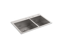Vault™ 33" Top-/Undermount Double-Bowl Kitchen Sink