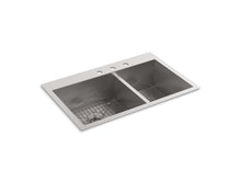 Vault™ 33" Top-/Undermount Double-Bowl Kitchen Sink