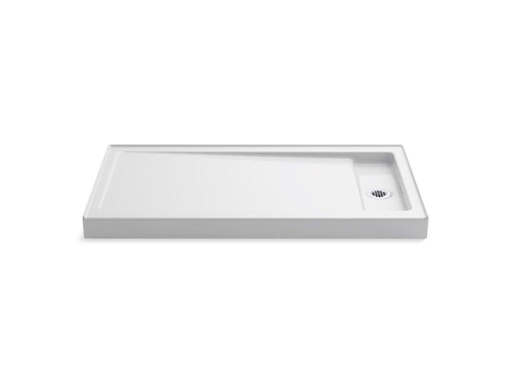 Bellwether® 60" X 32" Alcove Shower Base, Right Drain