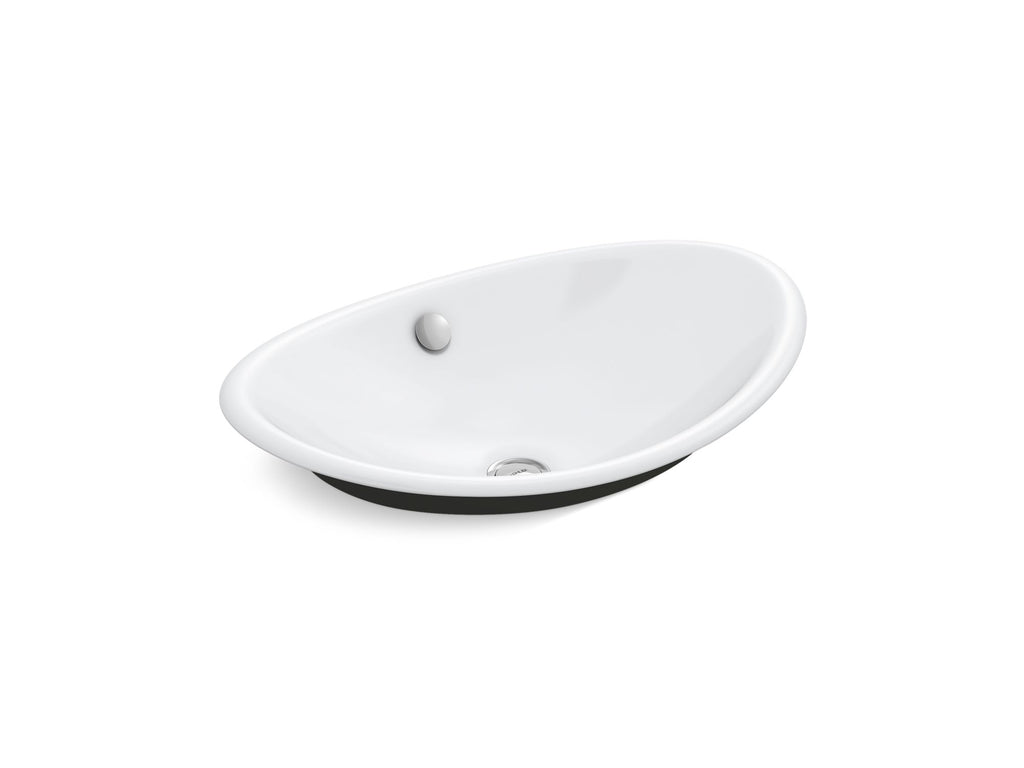 Iron Plains® 20-3/4" Oval Vessel Bathroom Sink