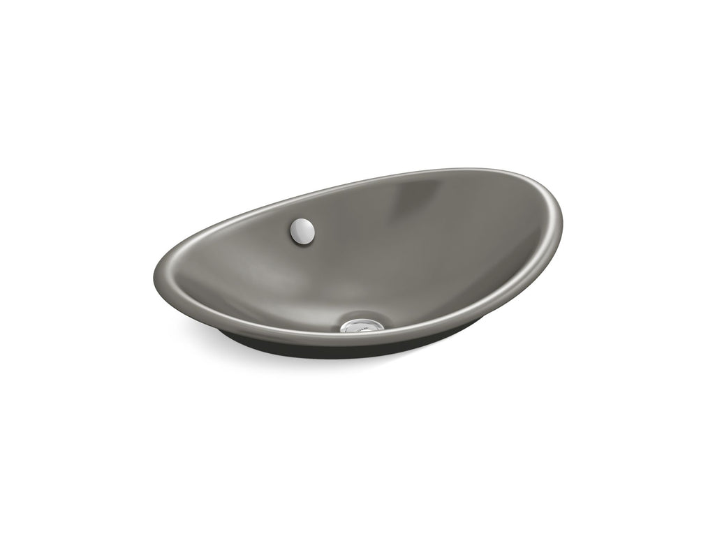 Iron Plains® 20-3/4" Oval Vessel Bathroom Sink