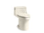 San Souci® One-Piece Compact Elongated Toilet With Concealed Trapway, 1.28 Gpf