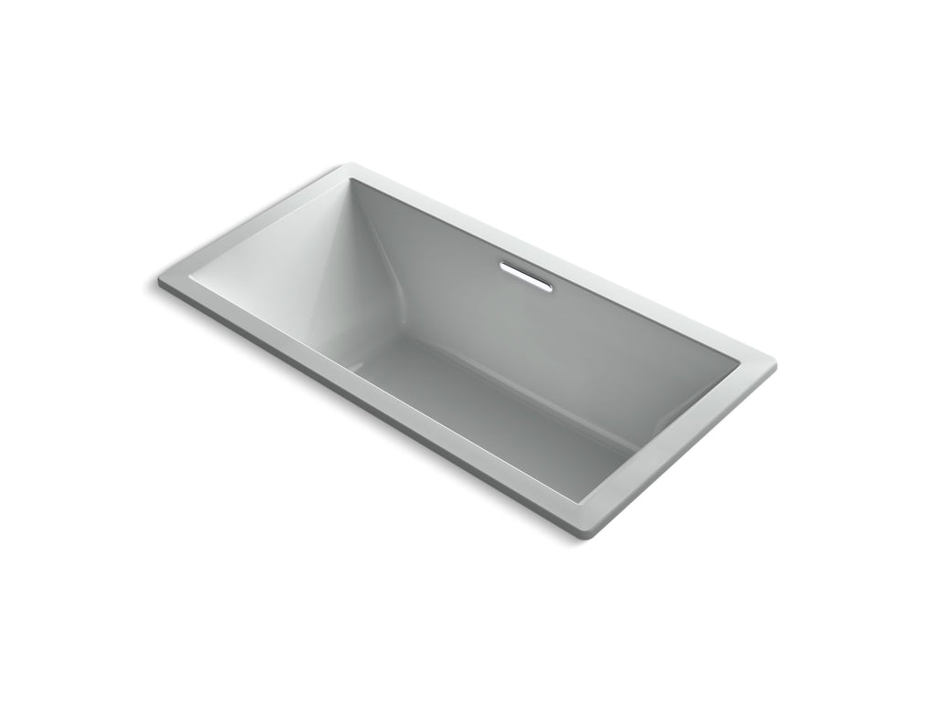Underscore® Rectangle 72" x 36" drop-in VibrAcoustic(R) bath with Bask heated surface and center drain