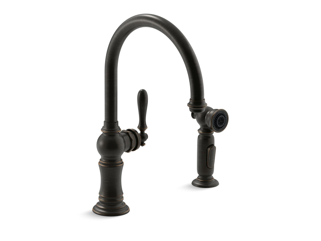 Artifacts® Single-Handle Kitchen Sink Faucet With Two-Function Sprayhead