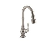 Artifacts® Pull-Down Kitchen Sink Faucet With Three-Function Sprayhead